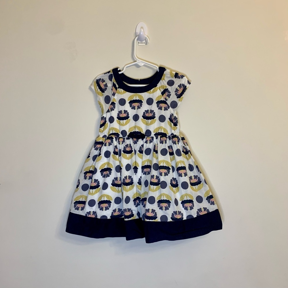 Lydia Jane Toddler Girls Flower Polka Dot Dress Size 2 T Party Birthday Preppy